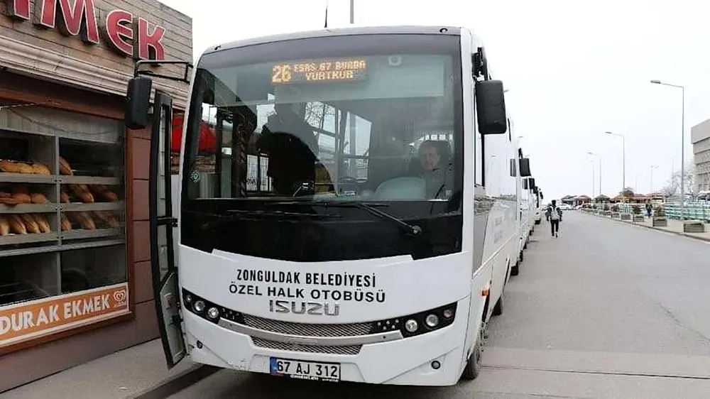 Zonguldak’ta ulaşım krizi… Halk otobüsleri seferlerini durdurdu…