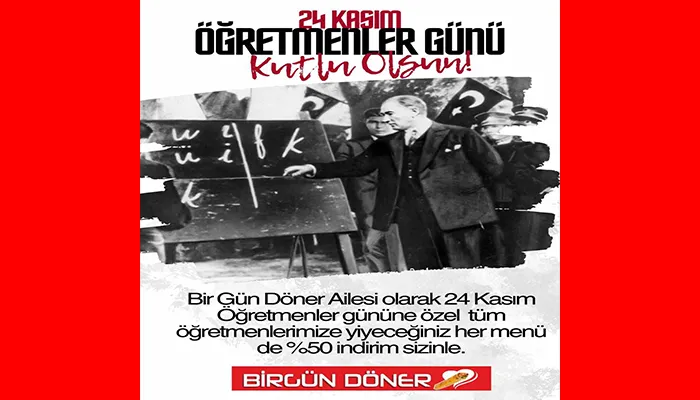 Kozlu Birgün Döner’den öğretmenlere anlamlı jest