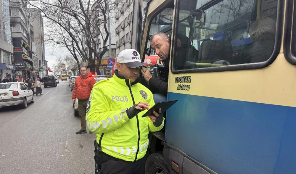 Ticari araçlar denetlendi...