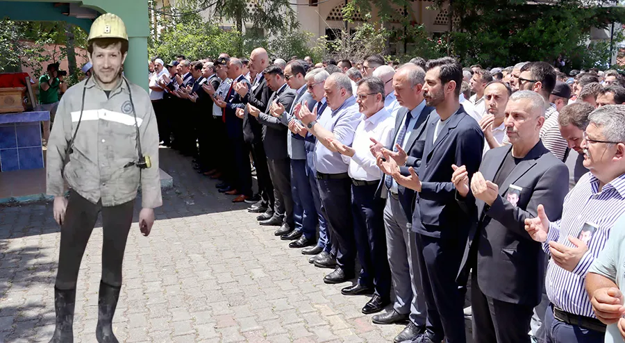  Maden şehidi Tevfik Soy toprağa verildi