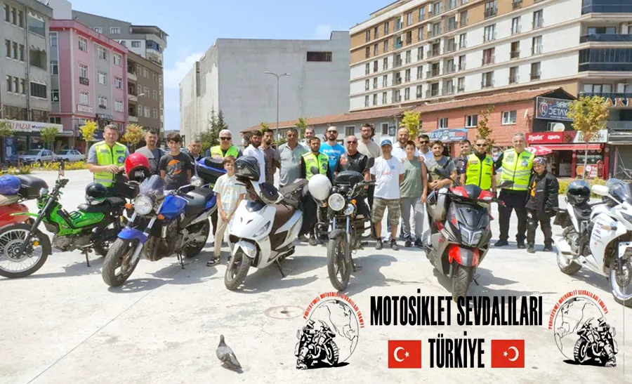 Motosiklet sevdalıları Kozlu’da buluştu