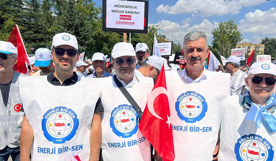 Enerji Bir-Sen’liler haklarını istiyor