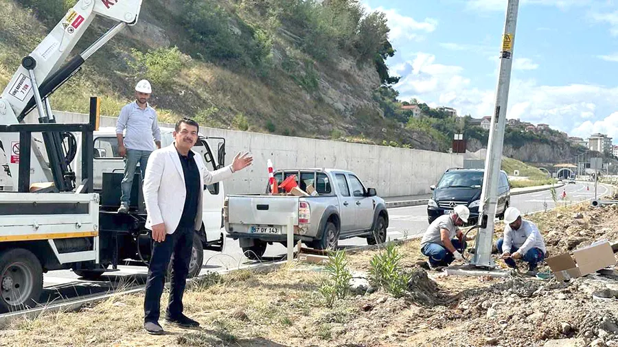 Avcı: Kilimli yolu aydınlatılıyor...