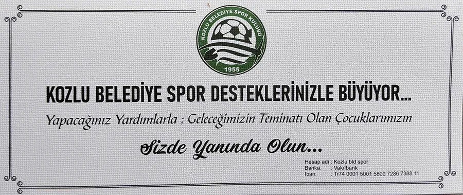 Kozlu Belediyespor’a destek istediler