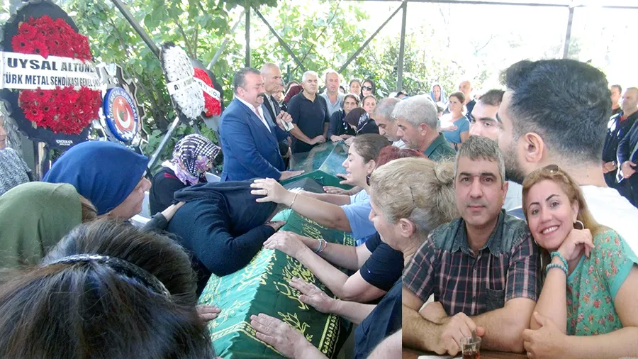 Kazada hayatlarını kaybeden çift gözyaşlarıyla toprağa verildi