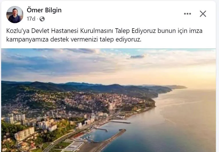 Kozlu’da Devlet Hastanesi talebi yükseliyor: Kozlulular seslerini duyurmaya çalışıyor