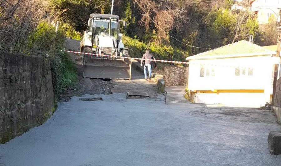 Kozlu’da Çökertme yolu trafiğe kapatıldı