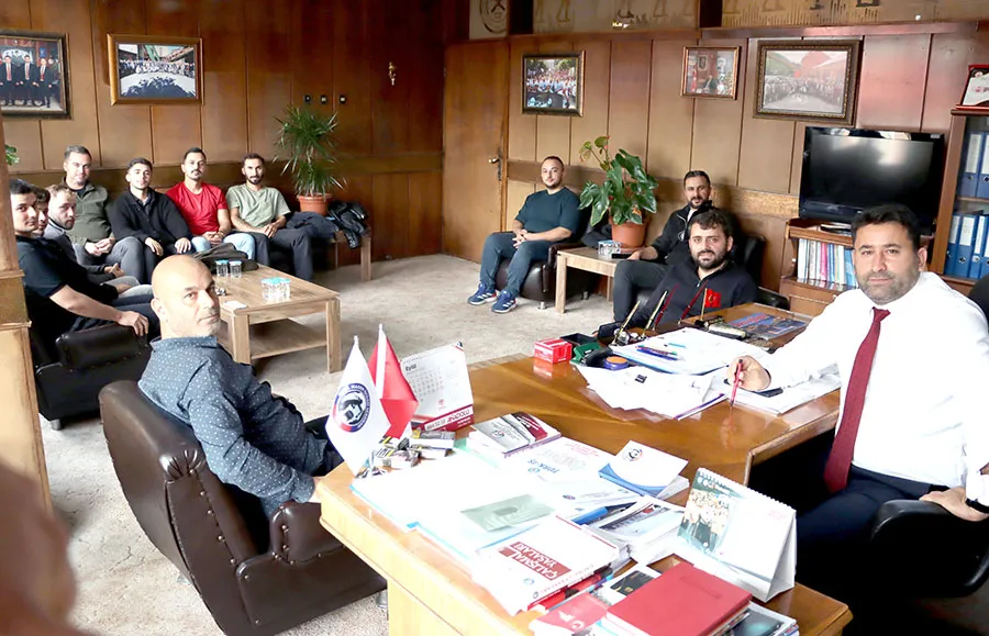 Kozlulu madencilerden, Arslanbuğa’ya destek ziyareti