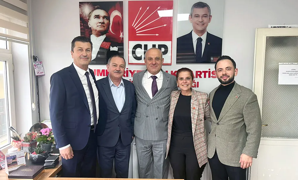 CHP’li belediye başkanları, Arslan ve ekibine ‘hayırlı olsun’a geldi