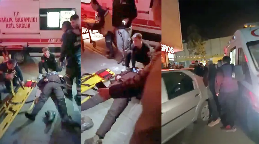 Motosikletle kaçarken bekçiyi yaraladı