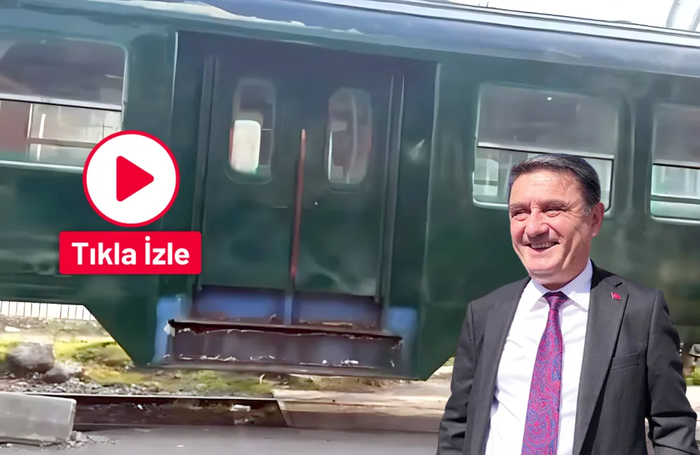 Zonguldak’tan “Vagon Kafe” geçti... İşte o görüntüler...