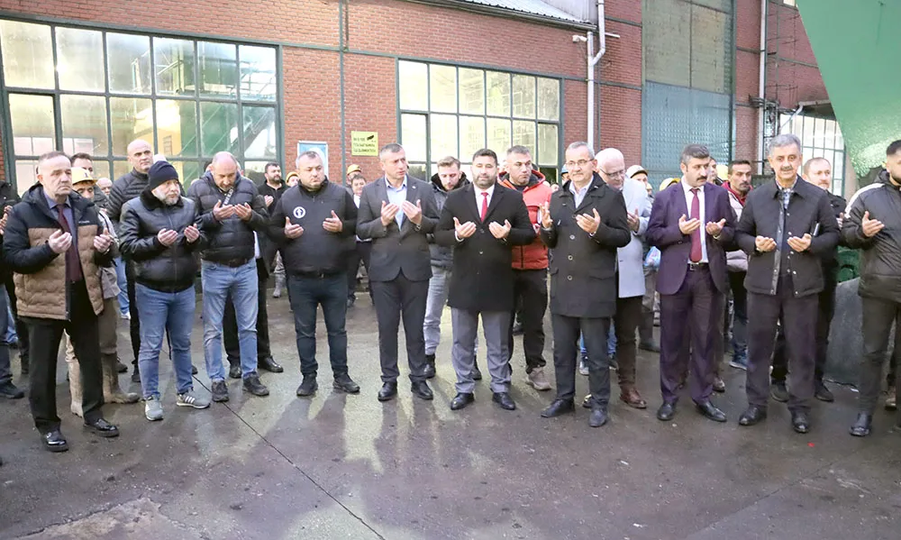 Kozlu’da yeni ayakta üretim dualarla başladı