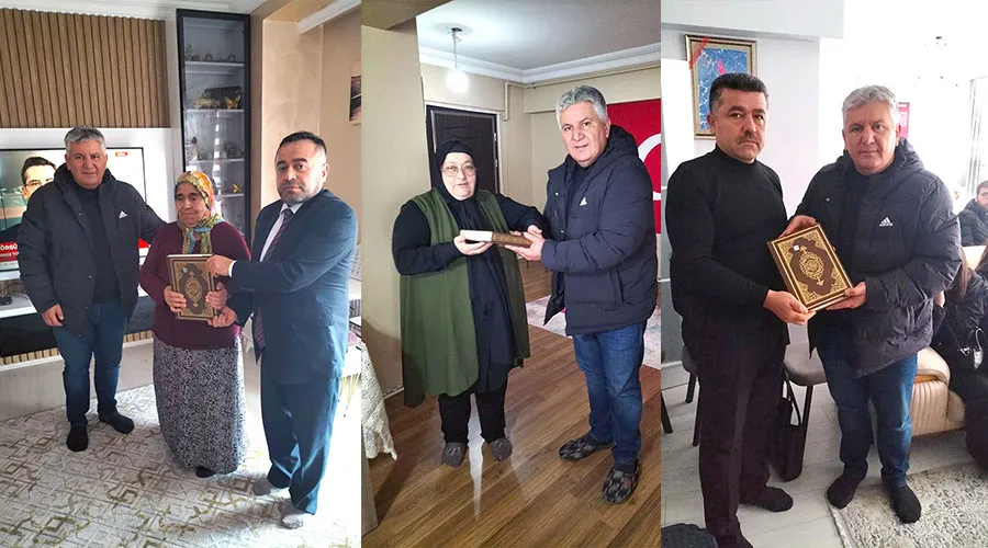 Kozlulu şehit ailelerine vefa ziyareti