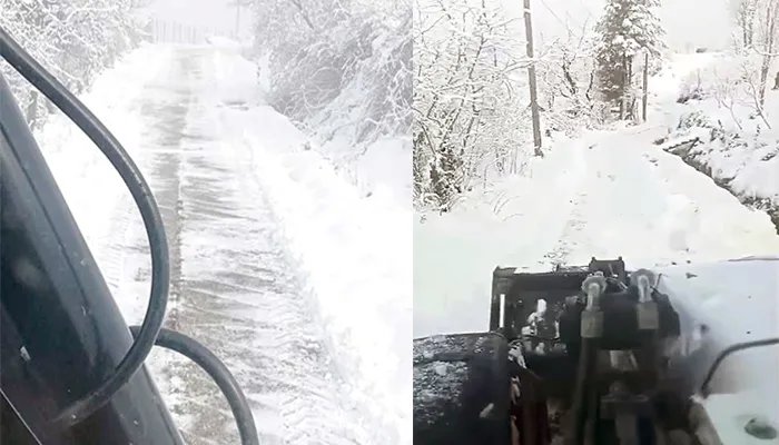 Kozlu Akşeyh’de yollar ulaşıma açıldı