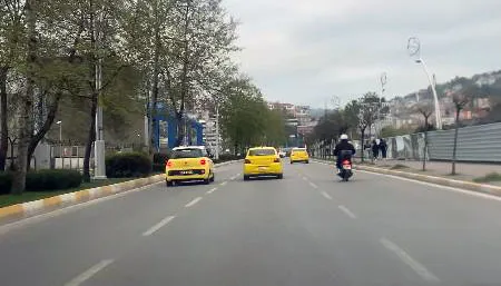 Taksici terörü… Yarış, makas, tehlike… Öncelikleri mi var!