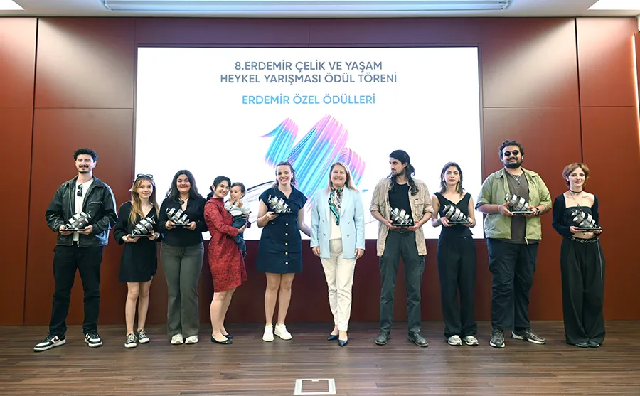 8’inci Erdemir Çelik ve Yaşam Heykel Yarışması’nda ödüller sahiplerini buldu