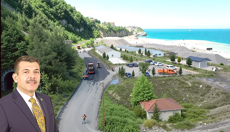 Kurban Bayramı öncesi bağlantı yolu asfaltlandı