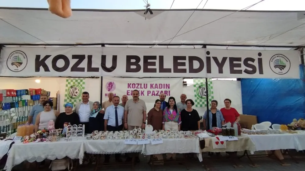 Kozlulu emekçi kadınlar fuarda yerini aldı...
