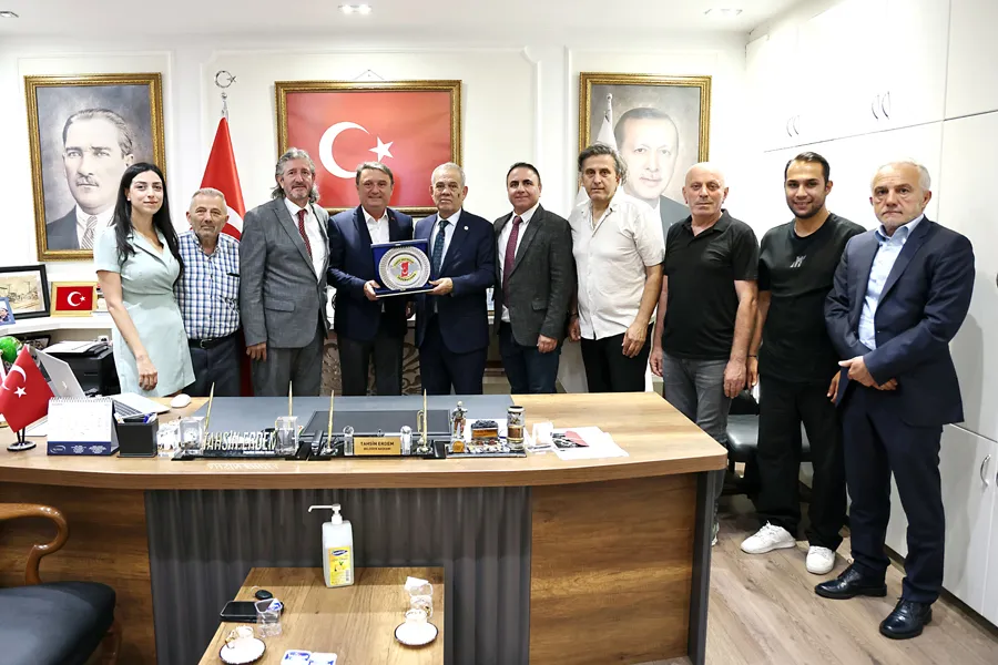 TGF BAŞKANI YILMAZ KARACA VE ZGC HEYETİ BAŞKAN ERDEM’LE BİR ARAYA GELDİ