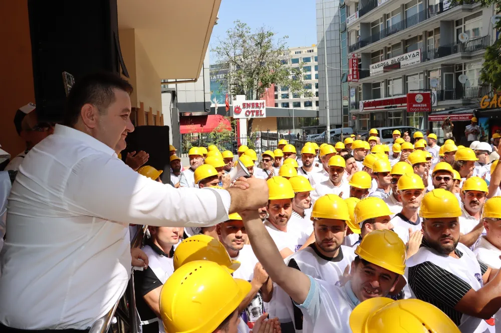 GMİS ÜYELERİ ANKARA’DA 600 BİN KAMU İŞÇİSİNİN SESİ OLDU