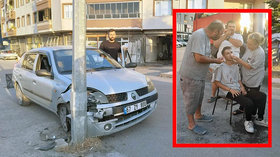 Kaza yaptı… ‘Babama ne diyeceğim’ diye ağladı