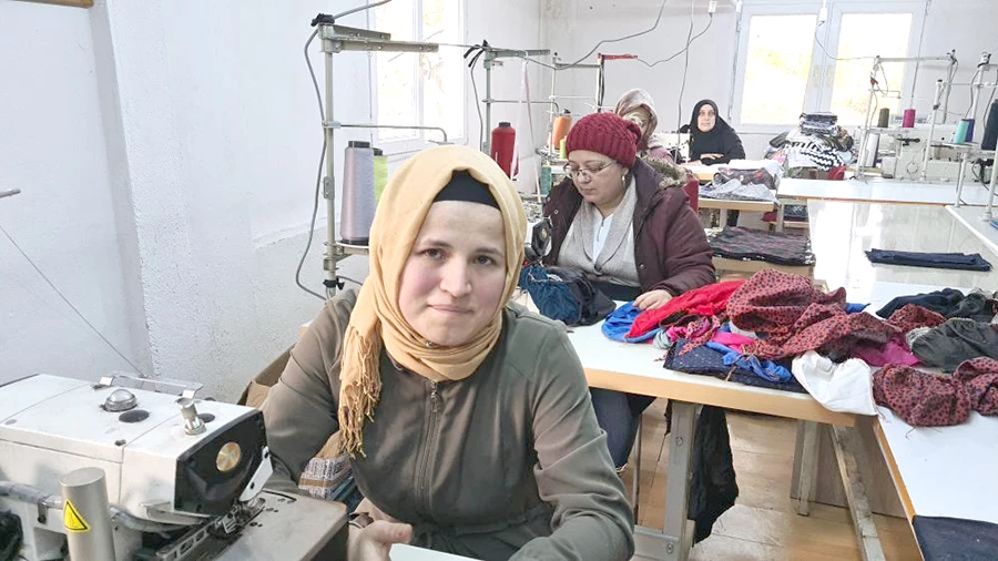 Girişimci kadın hayaline kavuştu...