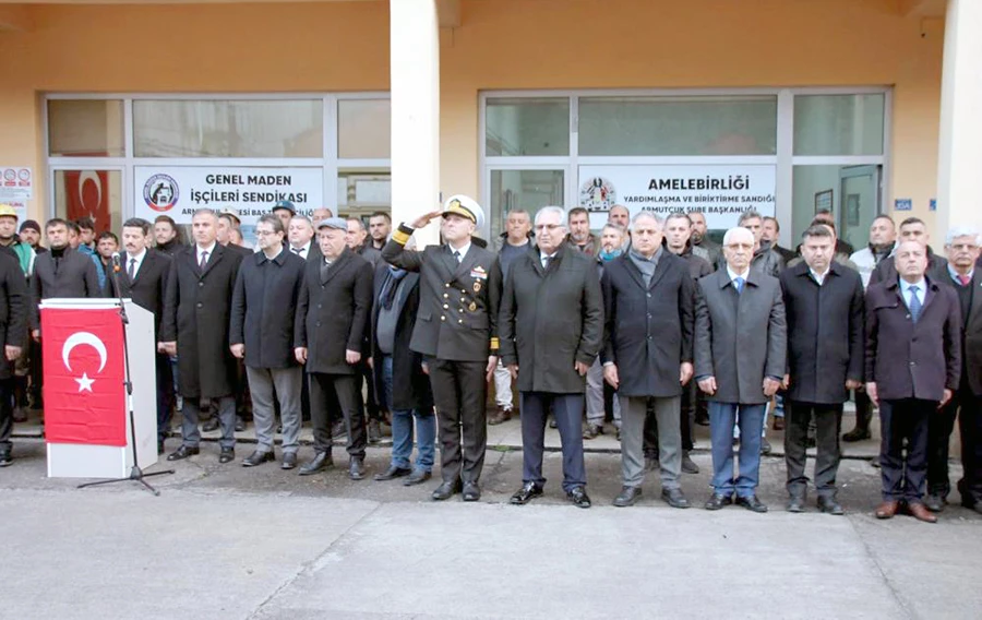 103 Armutçuk maden şehidi dualarla anıldı...